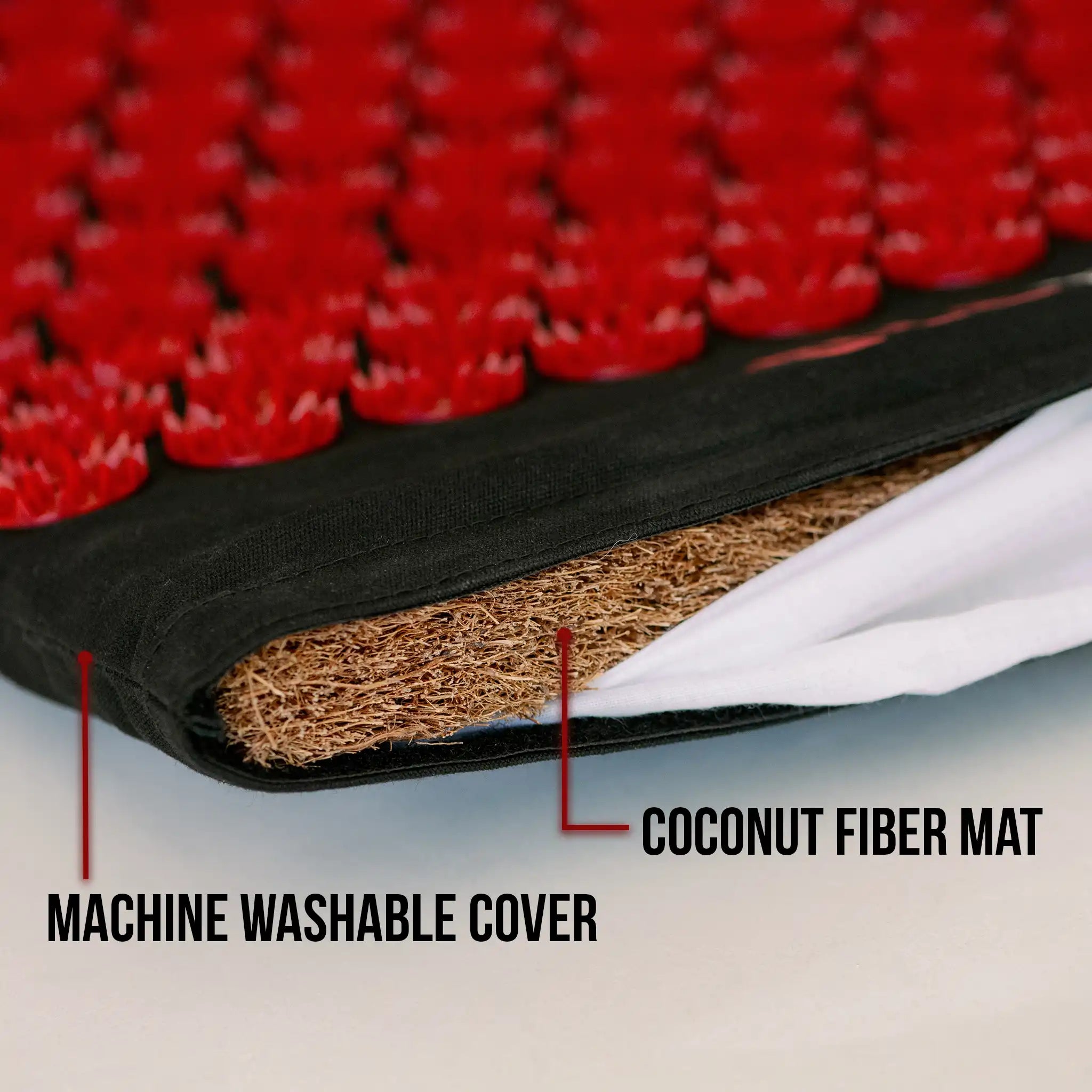 Acupressure mat coconut fiber and washable
