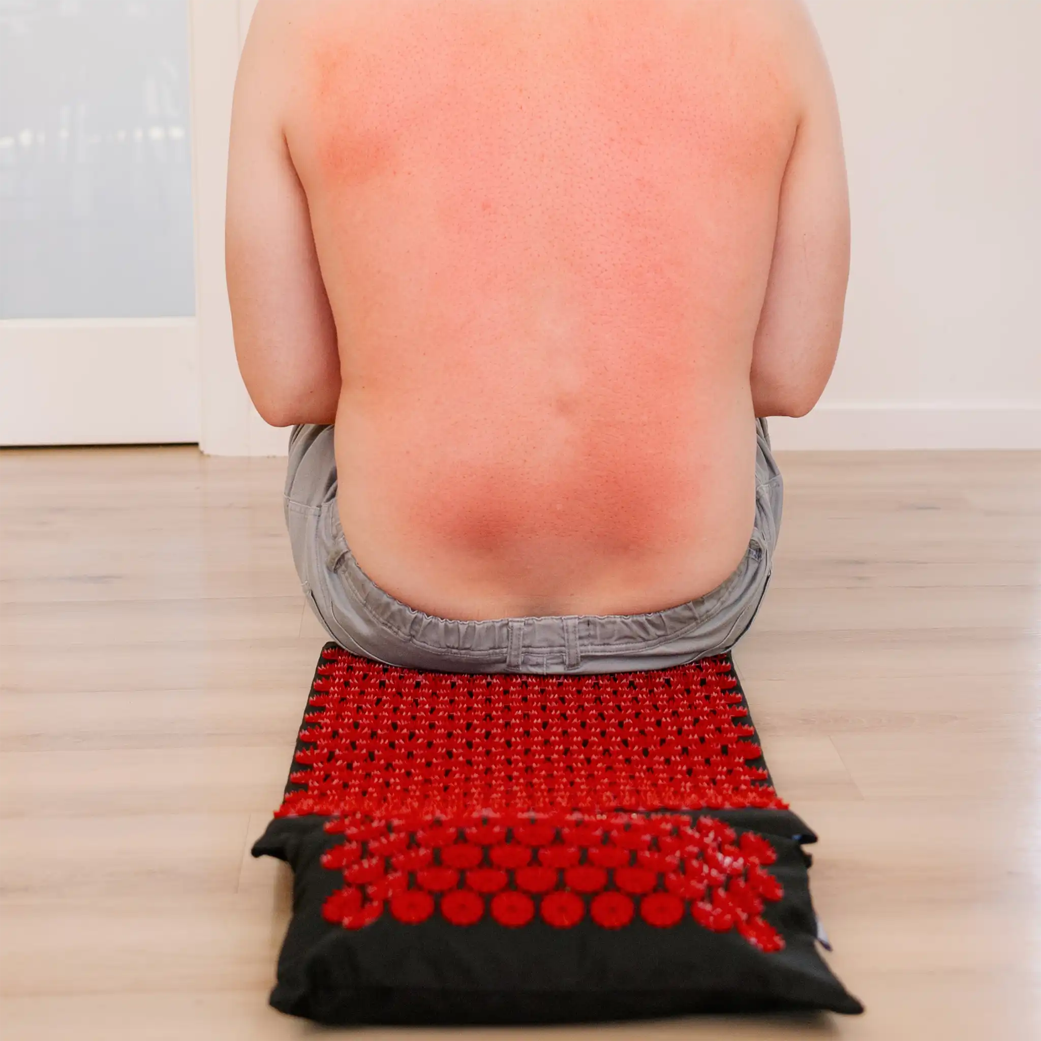 Torment Pad acupressure mat blood flow on back